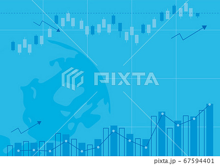 投資イメージ 背景イラスト 投資イメージ 背景イラスト 67594401