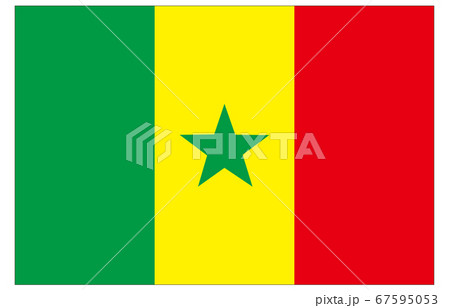 新世界の国旗2：3Verセネガル 67595053