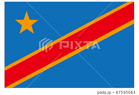新世界の国旗2：3Verコンゴ民主共和国