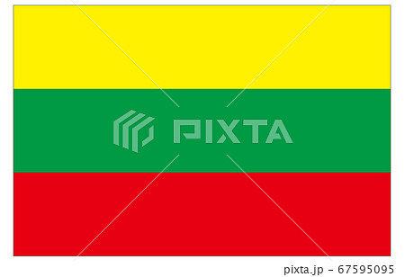 新世界の国旗2：3Verリトアニア 67595095