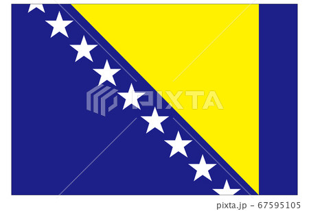 新世界の国旗2：3Verボスニア・ヘルツェゴビナ
