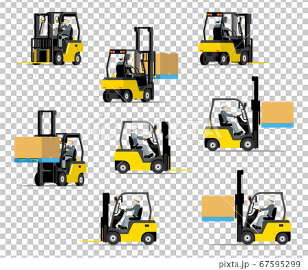 フォークリフト  FORKLIFT TRUCK　バリエーションセット 67595299