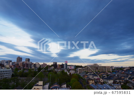 分倍河原から望む府中市内の風景 分倍河原から望む府中市内の風景 67595831