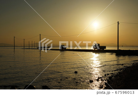 有明海の朝日 有明海の朝日 67596013