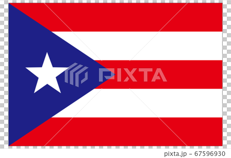 新世界の国旗2：3Verプエルトリコ 67596930