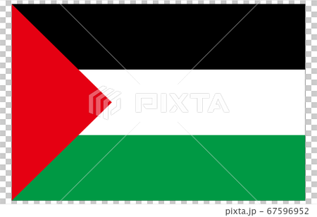 新世界の国旗2：3Verパレスチナ自治区 67596952