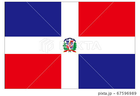 新世界の国旗2：3Verドミニカ共和国