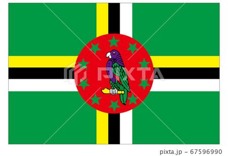 新世界の国旗2：3Verドミニカ国