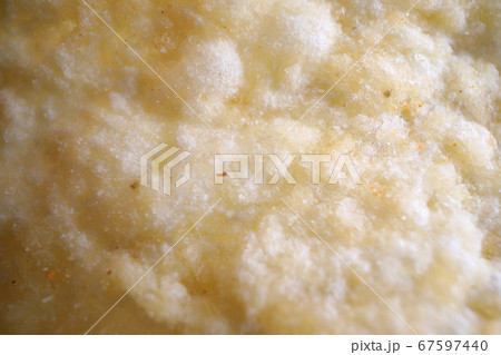Potato chips texture with patterns on surface 67597440