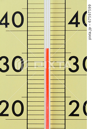 アルコール温度計 気温36℃ 67597599