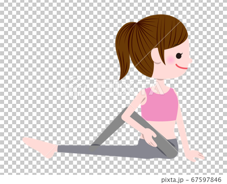 Women stretching Women stretching 67597846