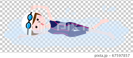 Woman swimming 67597857