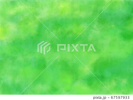 背景素材 水彩テクスチャ 黄緑 背景素材 水彩テクスチャ 黄緑 67597933