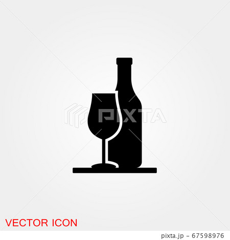 Bar icon. Icons Of Bar Drinks. Black bar drink 67598976