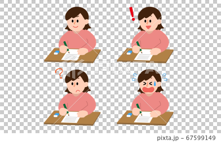 一組用於測試/檢查的女士服裝（簡單顏色） 67599149