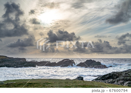 The coastline at Dawros in County Donegal - Ireland. 67600794