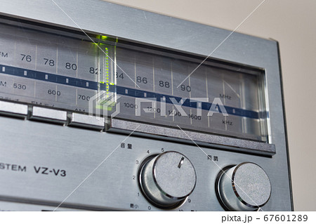 ラジオカセットデッキの写真素材