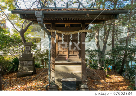 猿楽神社古墳と猿楽神社 67602334