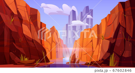 Grand Canyon with river on bottom, park of Arizona 67602846