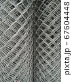 Roll of Metal steel wire mesh background 67604448