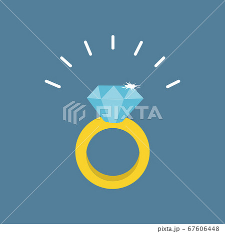 Diamond Ring illustration jewelry concept 67606448