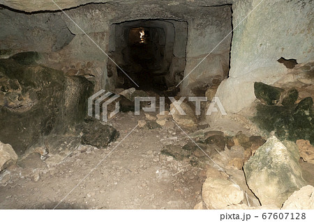 Vendicari Byzantine necropolis ancient tombs in 67607128