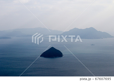 広島県 秋 廿日市市 安芸の宮島 弥山からの眺め 広島県 秋 廿日市市 安芸の宮島 弥山からの眺め 67607695