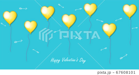 Valentine card with hearts collage. 3d vector. Valentine card with hearts collage. 3d vector. 67608101