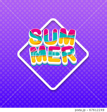 vector special offer summer label design template . Summer sale banner or badge with sun and text on summer violet background vector special offer summer label design template . Summer sale banner or badge with sun and text on summer violet background 67612249