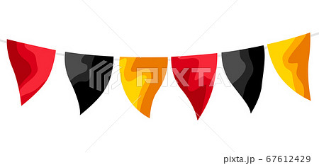 Illustration of carnival garland of flags. Illustration of carnival garland of flags. 67612429