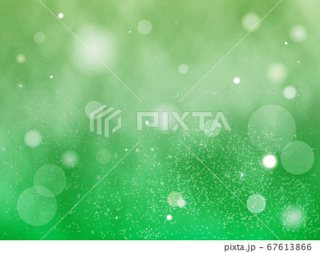 綺麗なパーティクル背景素材 緑色のイラスト素材