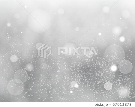 綺麗なパーティクル背景素材 銀色のイラスト素材