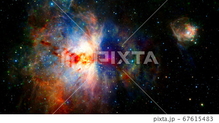 Colourful view of the Universe. Elements of this Colourful view of the Universe. Elements of this 67615483