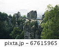 Bastei Bridge in Saxon Switzerland National Park, Saxony, Germany 67615965