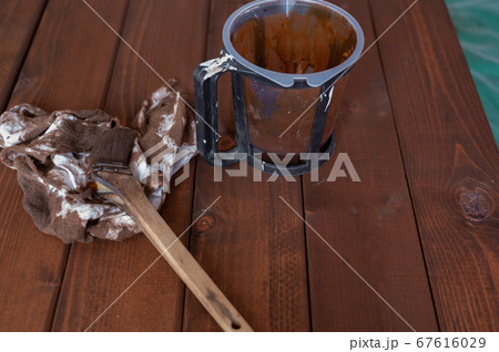 ウッドデッキの塗装 ウッドデッキの塗装 67616029