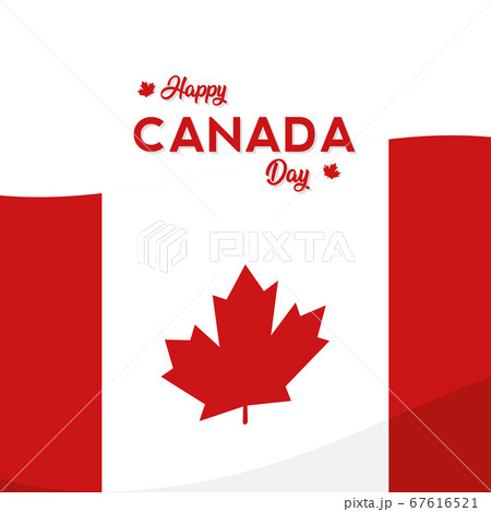 Happy canada day card 67616521