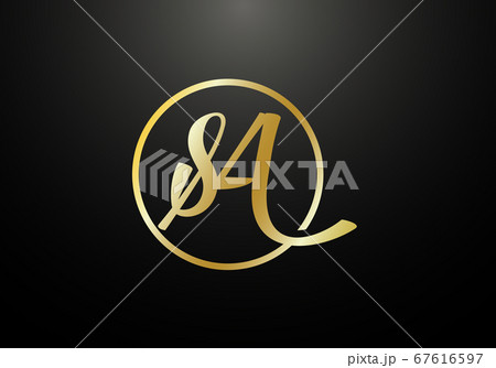 Initial Monogram Letter S A Logo Design Vector Template. S A Letter Logo Design 67616597