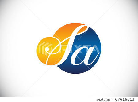 Initial Monogram Letter S A Logo Design Vector Template. S A Letter Logo Design Initial Monogram Letter S A Logo Design Vector Template. S A Letter Logo Design 67616613