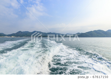 渡船と瀬戸内海 広島県竹原市 渡船と瀬戸内海 広島県竹原市 67617150