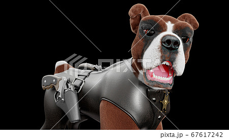Police dog. 67617242