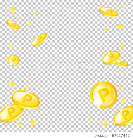 ポイントゲットのイメージ(背景透過2) ポイントゲットのイメージ(背景透過2) 67617442