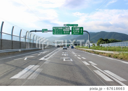 高速道路の走行風景　三ケ日JCT 67618663