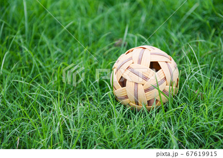 Sepak Takraw asia sport in court - rattan ball or 67619915