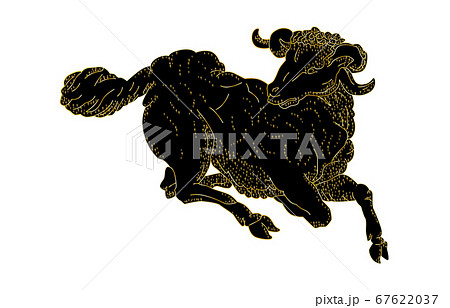 88星座影あり線なし黒おひつじ座 67622037