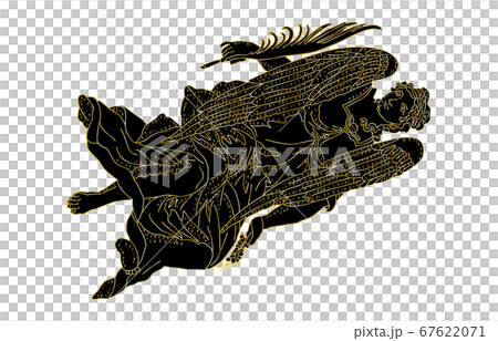 88星座影あり線なし黒おとめ座 67622071