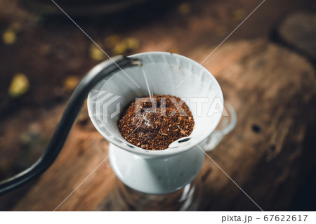 Drip coffee coffee at home,Coffee in a cup Drip coffee coffee at home,Coffee in a cup 67622617