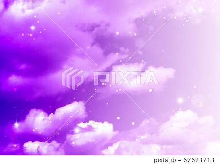 空グラデーション夜のイラスト素材