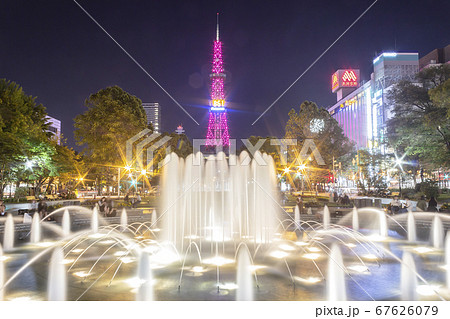札幌都市夜景、さっぽろテレビ塔夜景 67626079