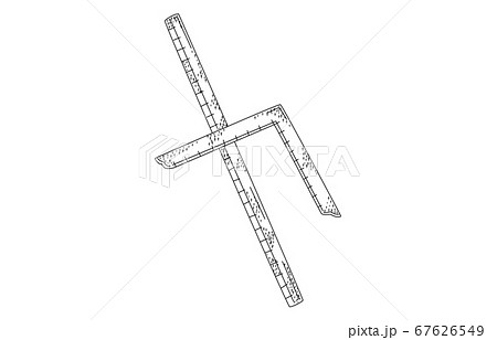88星座影あり線なし白じょうぎ座 88星座影あり線なし白じょうぎ座 67626549