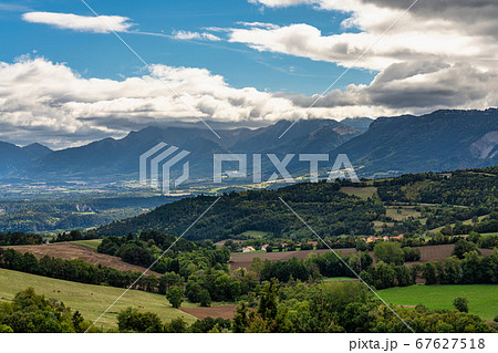 Landscape at Monestier de Clermont near Annecy in Landscape at Monestier de Clermont near Annecy in 67627518